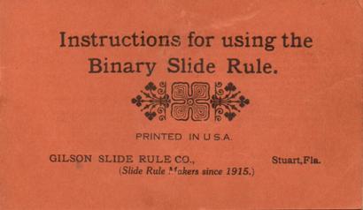 Slide Rule Books